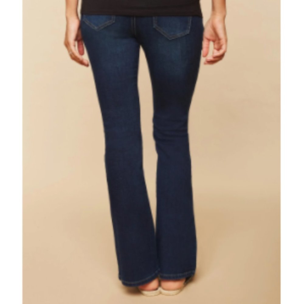Motherhood Maternity Indigo Blue Boot Cut Petite Extra Small - Picture 2 of 13